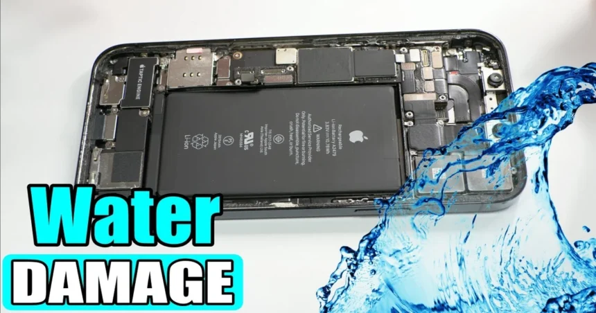 How to handle a wet iPhone 17 Pro after being washed?