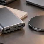 Power Bank & Wireless Anodized Aluminum Charger
