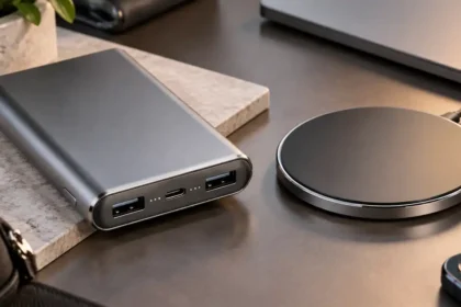 Power Bank & Wireless Anodized Aluminum Charger